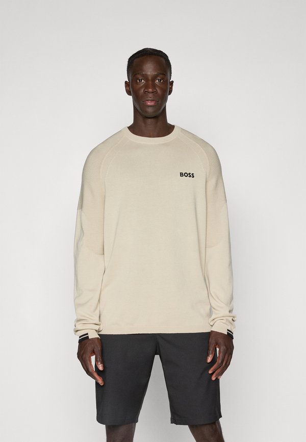 Strickpullover - open beige