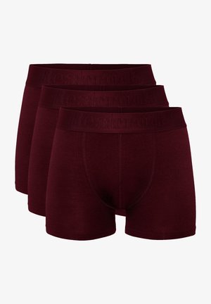Resteröds 3-PACK GUNNAR FSC - Boksershorts - bordeaux