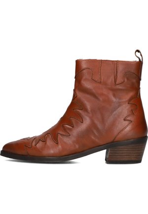 Notre-V Cowboy-/Bikerlaarsjes - cognac