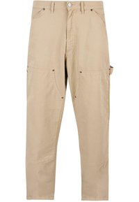 DOUBLE KNEE CARPENTER  - Trousers - unionbeige