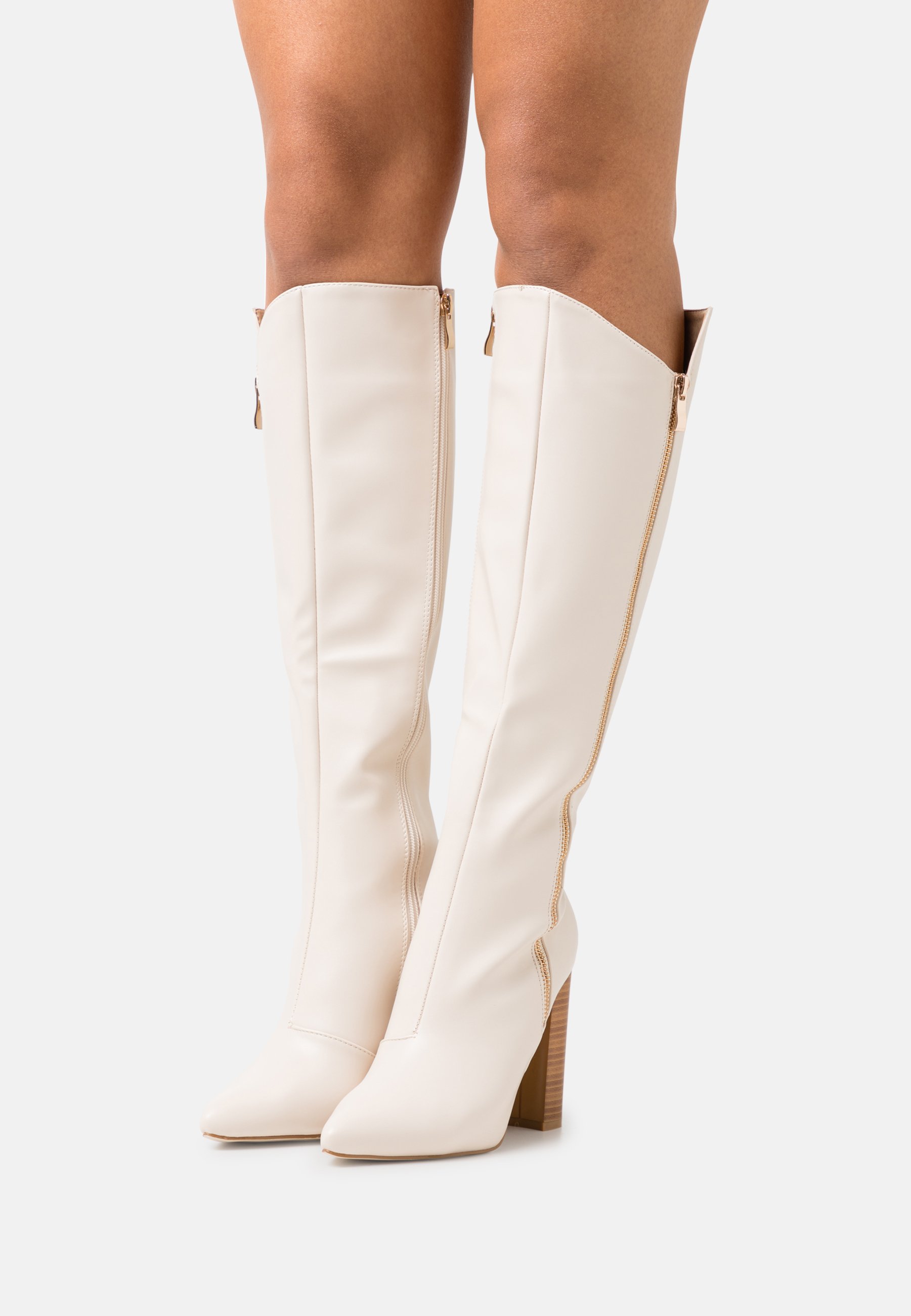 white boots wide