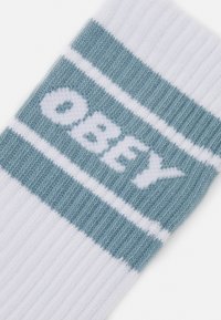 Obey Clothing COOPER SOCKS UNISEX - Meias - white/good grey