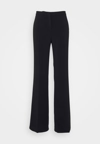 HULKA PANTALONE CREPE - Hlače - nero