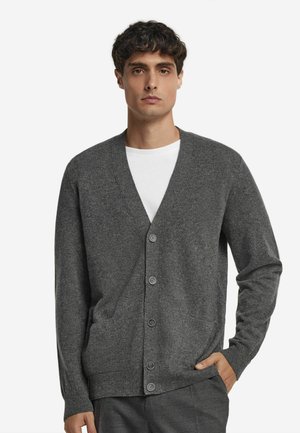 Cardigan - grau - dark grey melange