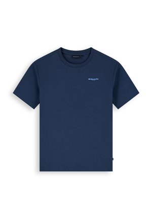 LOOSE FIT CREWNECK - T-shirt print - navy