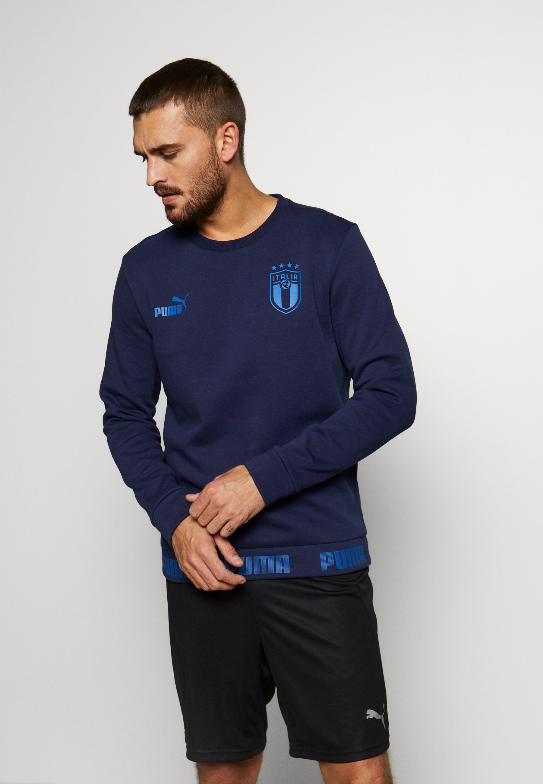Puma Italien Figc Culture Crew Sweater Sweatshirt Peacoat Team Power Blue Blue Zalando De After all, it's not just students who thrive in an environment built on collaboration. zalando