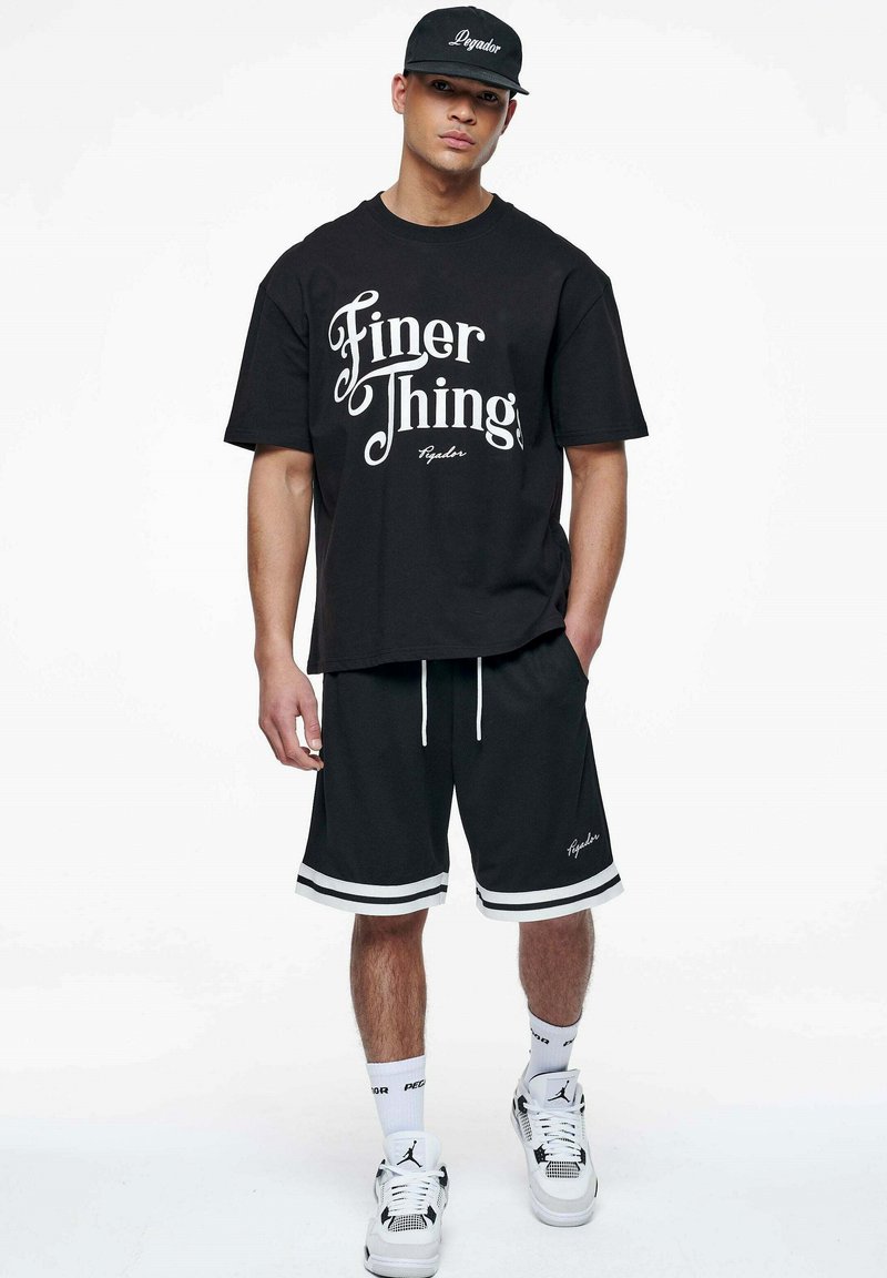 Pegador T-shirt print zwart