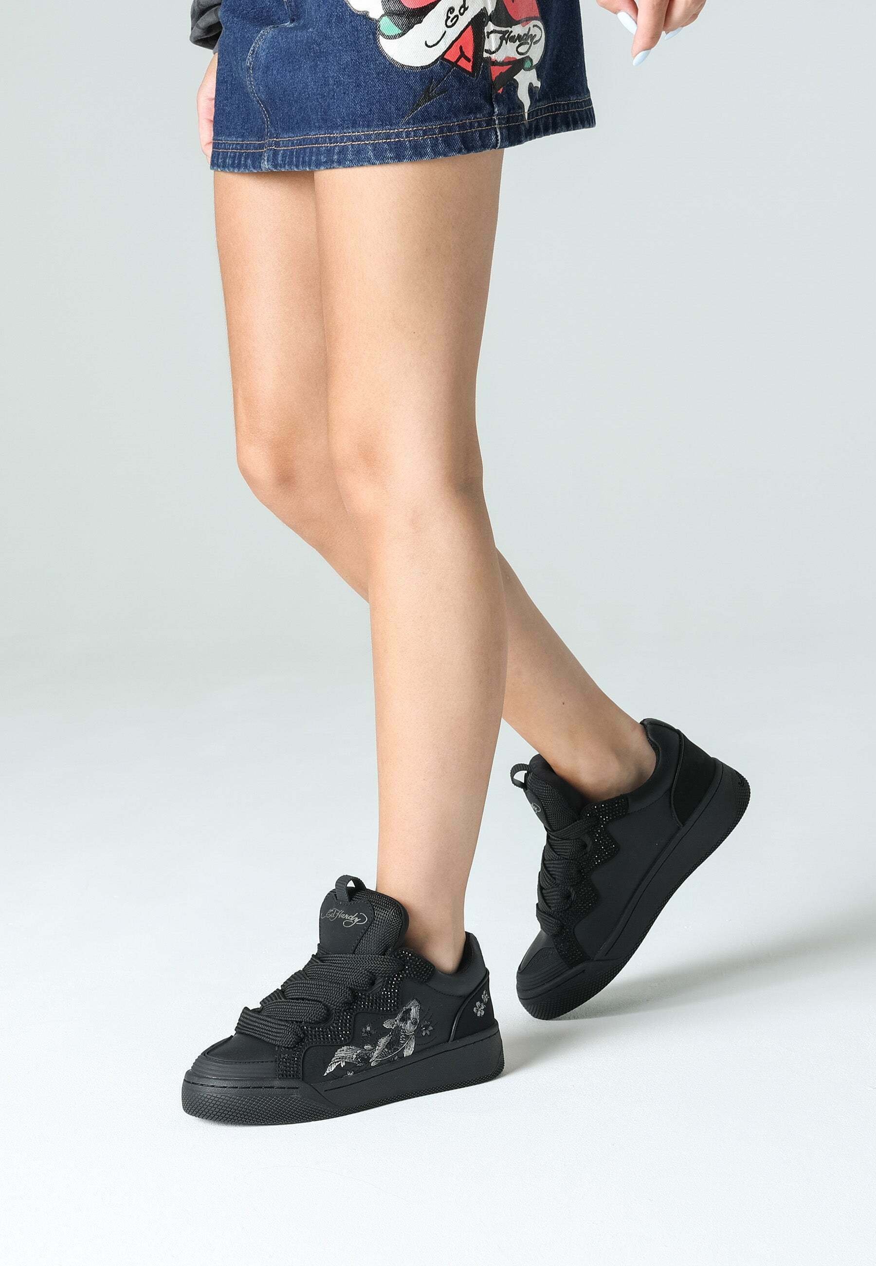 Ed Hardy LASERFLIP KOI - Zapatillas black charcoal/negro - Zalando.es