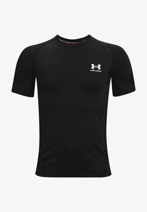 SHORT SLEEVES UA HG SS - Sportovní tričko - black/white