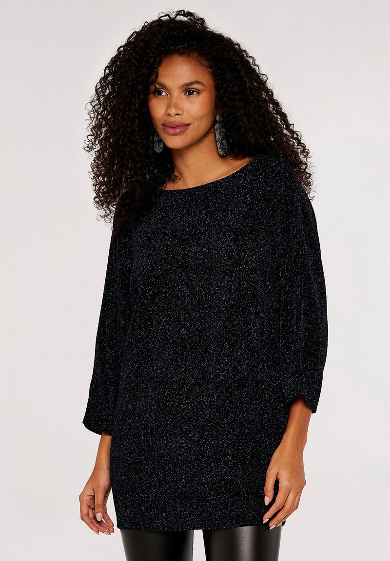 Apricot SWIRL BATWING - Langærmet T-shirt - navy