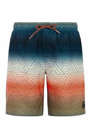 BADE CHOPPER - Short de bain - burnt orange denim