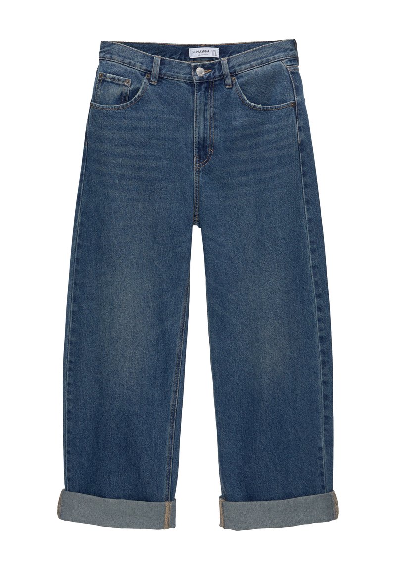PULL&BEAR Relaxed fit jeans donkerblauw