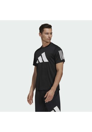 T-shirt con stampa - black