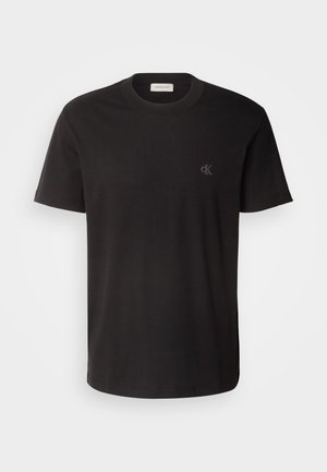 Calvin Klein Jeans HEAVY REGULAR  - Basic T-shirt - black