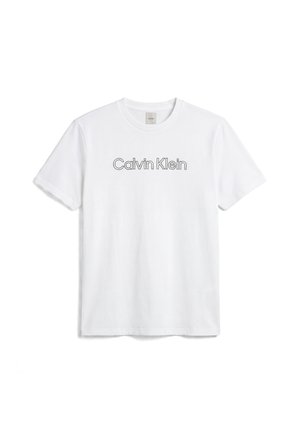Calvin Klein, LOGO GRAPHIC UNISEX - Μπλουζάκι με στάμπα - bright white