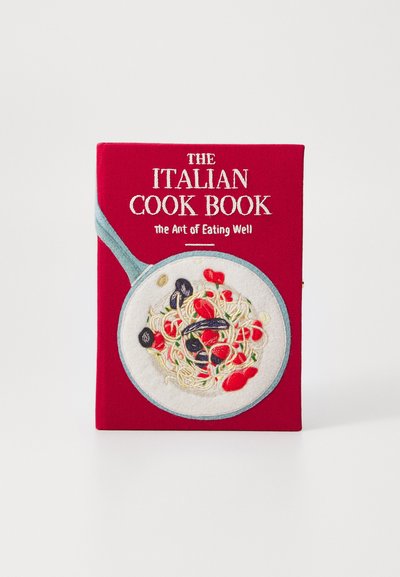 Olympia Le-Tan BOOK CLUTCH ITALIAN COOK BOOK - Clutches - bordeaux latim