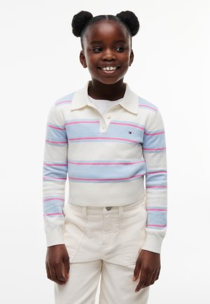 Tommy Hilfiger, Polo - sky blue stripe