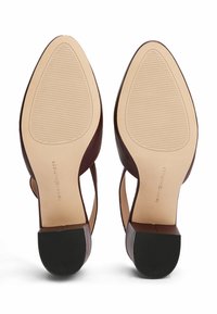 Tommy Hilfiger SLINGBACK - Decolleté - burgundy velvet