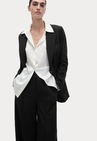 Marks & Spencer WIDE  - Stoffhose - black