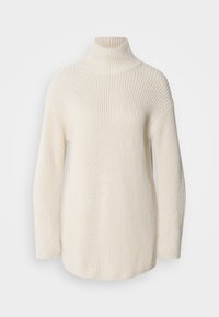 Marc O'Polo LONGSLEEVE STAND UP COLLAR - Strikkegenser - stony sand