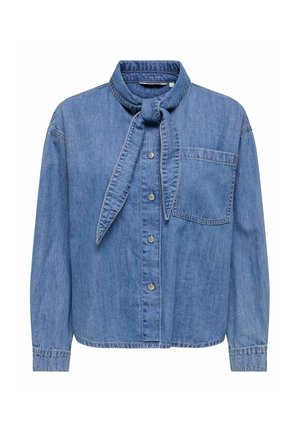 ONLY, DENIM SHIRT ONLALISIA DENIM SHIRT - Skjortebluser - medium blue denim