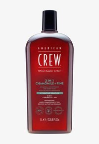 American Crew - 3-IN-1 CHAMOMILE  & PINE, SHAMPOO, CONDITIONER & BODY WASH - Duschtvål Miniatyrbild 1