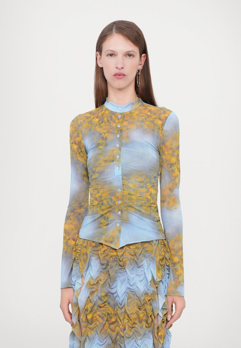 AVAVAV - BUTTON UP SHIRT - Blusa - blue/yellow, Ampliar