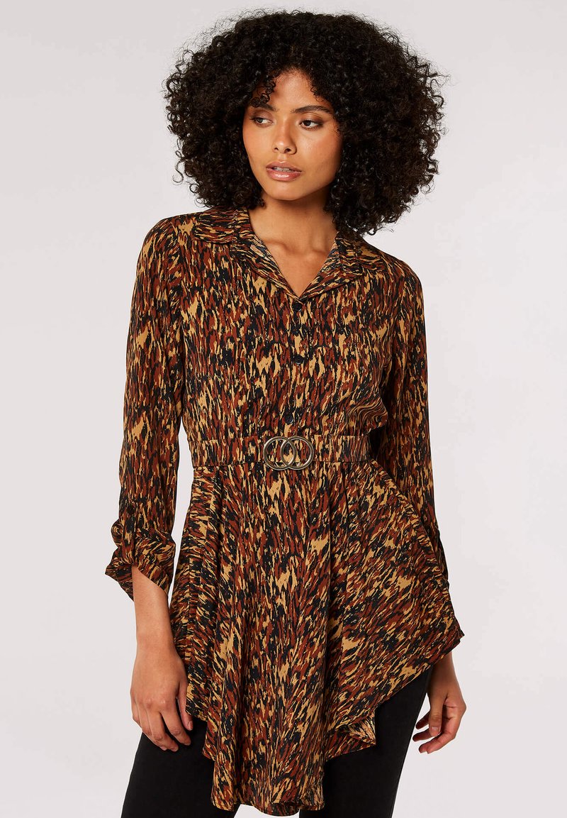Apricot Blusenkleid - rust
