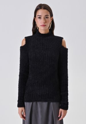 LUPETTO  - Strickpullover - black