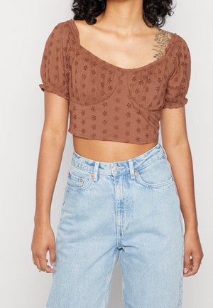 Bluse - brown