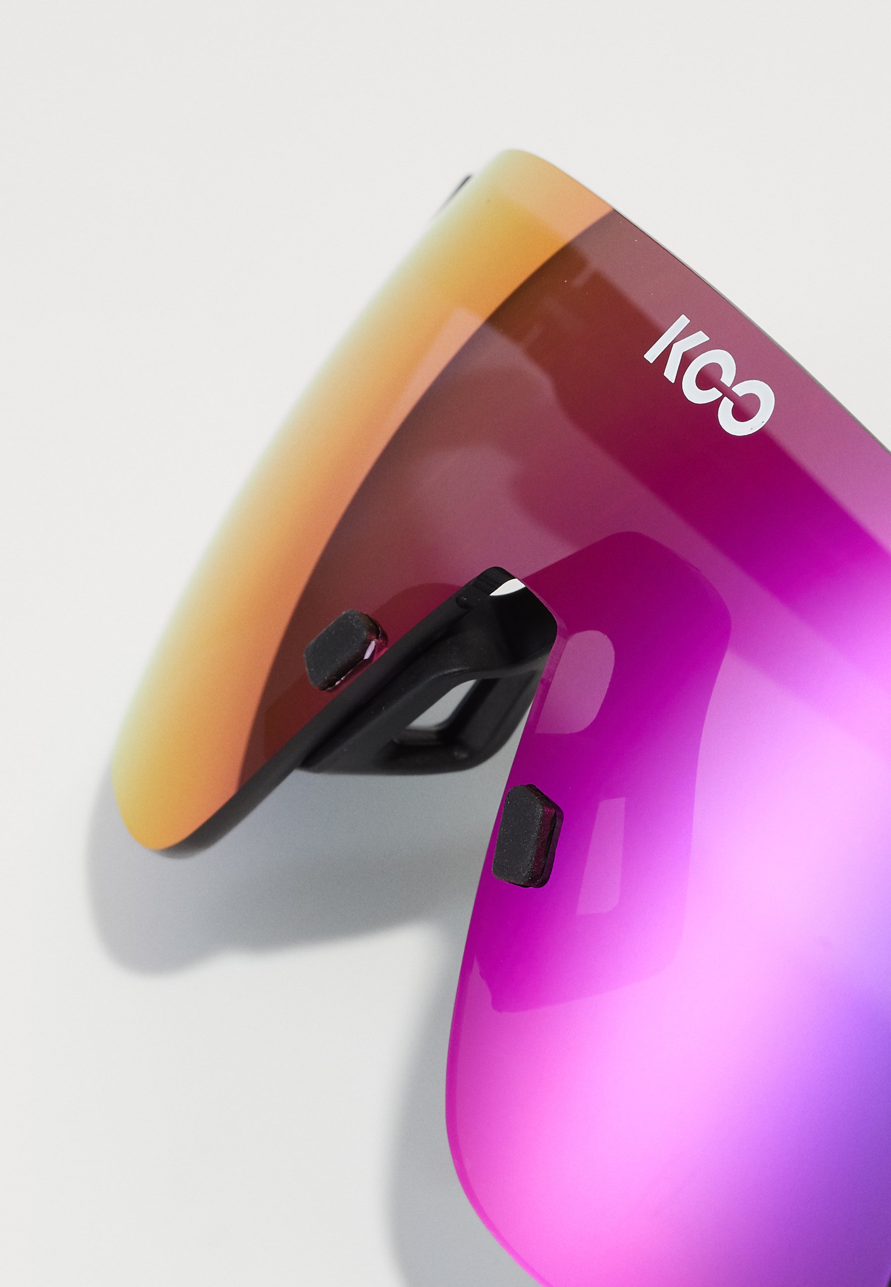 KOO NOVA UNISEX - Sports glasses - black matt/fuchsia/black