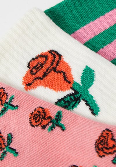 Mini Rodini ROSES SOCKS UNISEX 3 PACK - Socken - multi-coloured