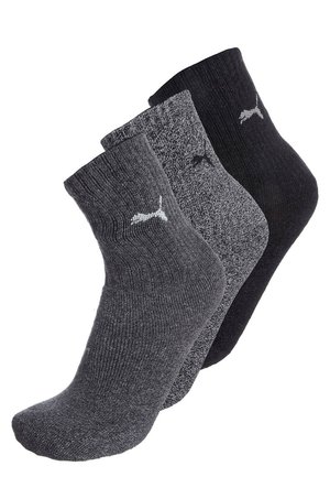 3 PACK - Calcetines de deporte - antracite/grey