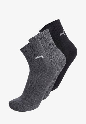 3 PACK - Calcetines de deporte - antracite/grey