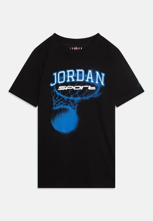 SPORT HOOP TEE - T-shirt con stampa - black