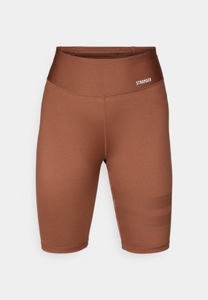 Stronger SIGNATURE BIKE SHORTS - Leggings - cappuccino