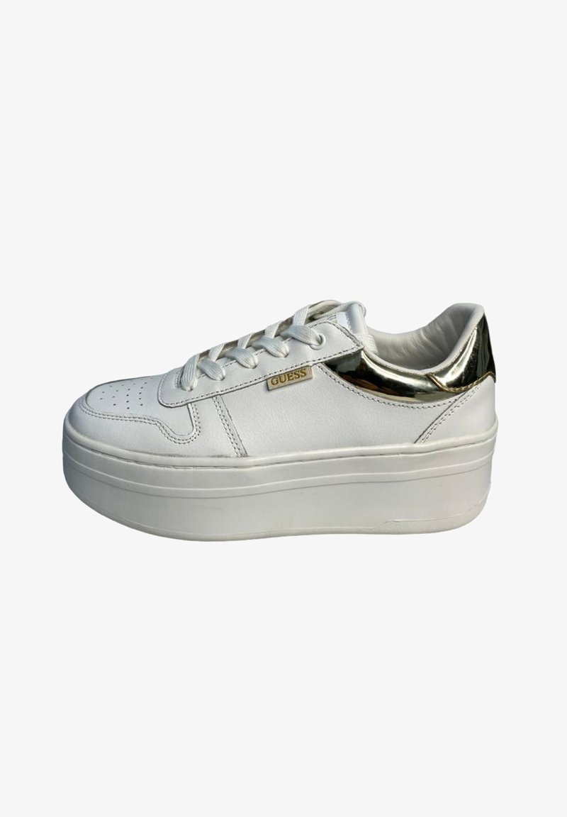 Guess LIFET - Sneakers basse - white gold