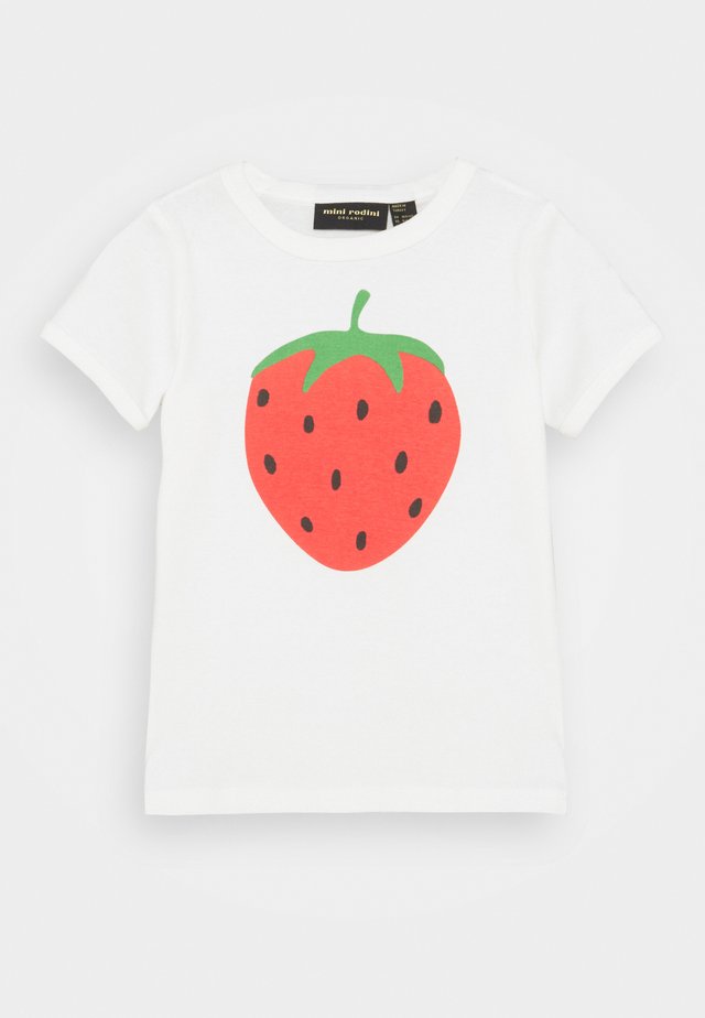 STRAWBERRY TEE UNISEX - T-shirt print - offwhite