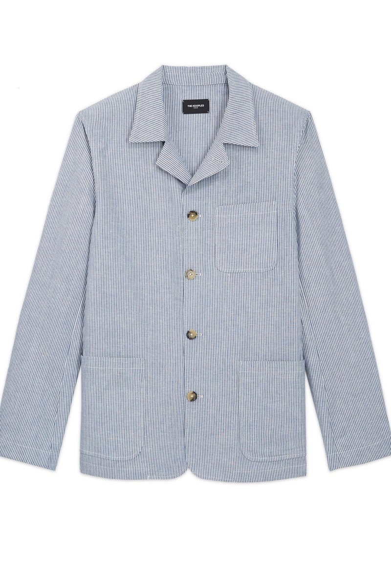 The Kooples Lichte jas blauw The Kooples Lichte jas blauw