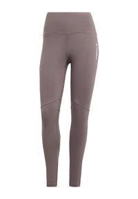 Adidas Terrex Legíny - kalhoty  - dark grey
