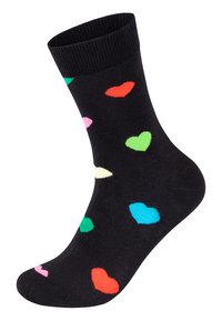 Happy Socks HEART UNISEX - Strumpor - black