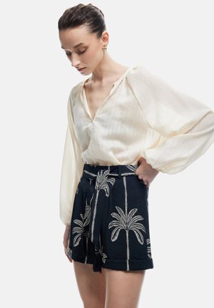 PRINTED MINI - Shorts - black