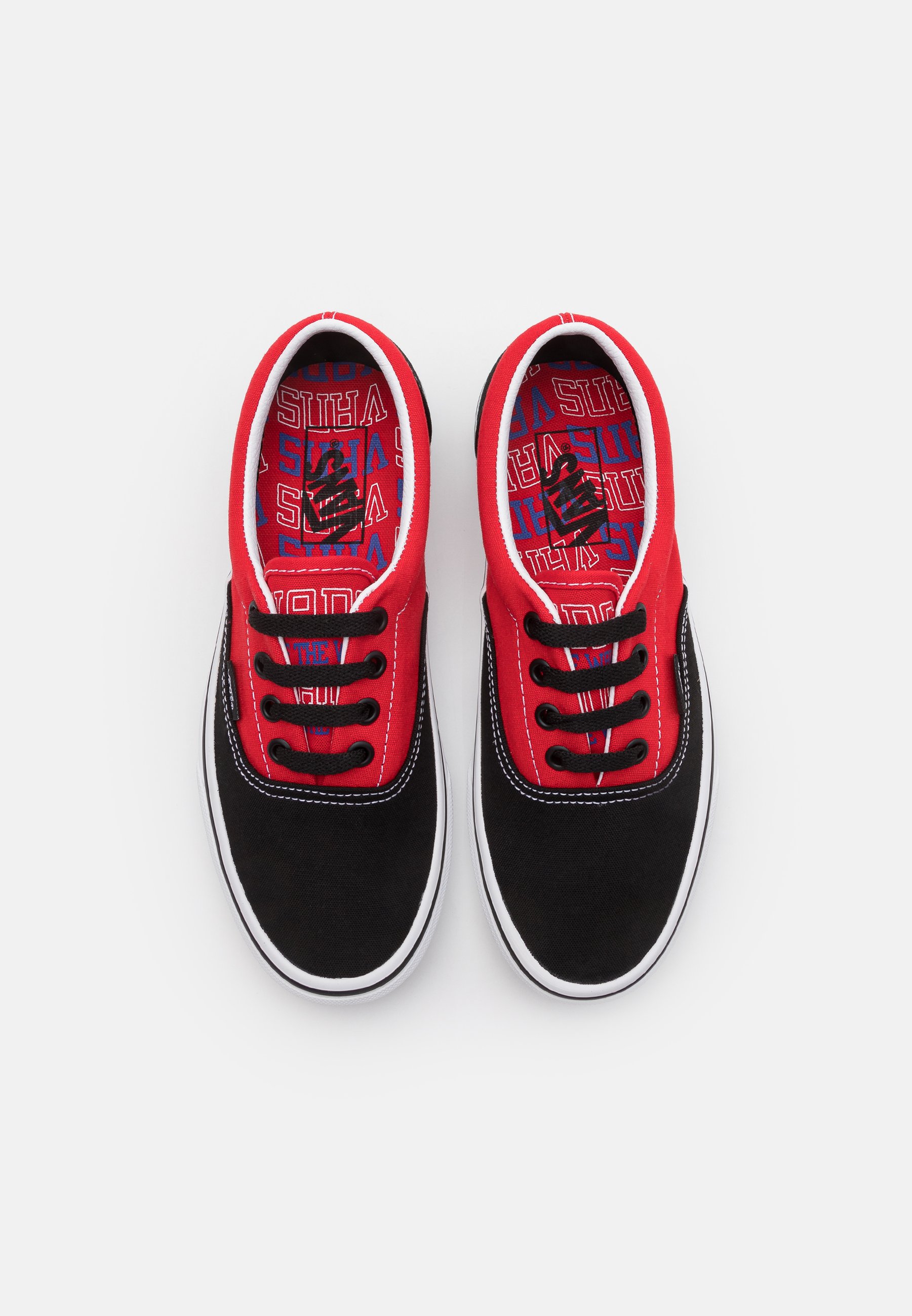 vans era red black