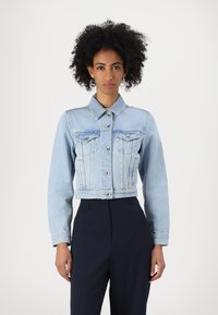 Patrizia Pepe OUTERWEAR - Chaqueta vaquera - light blue wash