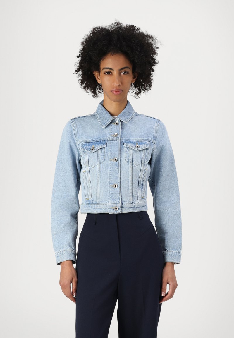 Patrizia Pepe OUTERWEAR - Chaqueta vaquera - light blue wash
