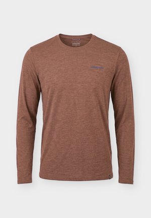 Patagonia, DAILY SHIRT BOARDSHORT LOGO - Μπλούζα με μακριά μανίκια - berm brown/light berm brown