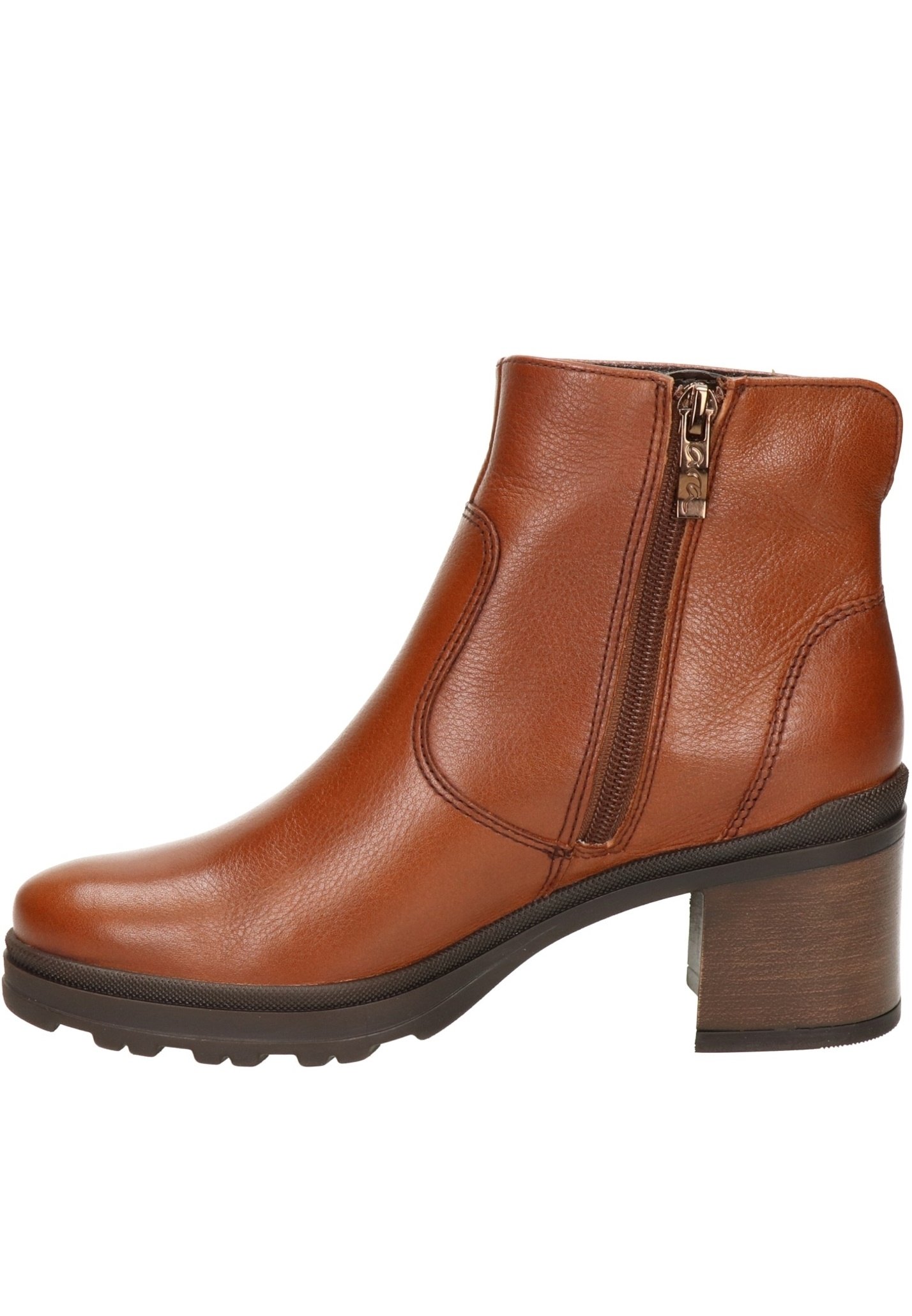 ara ARA MANTOVA DAMES ENKELLAARS - Korte laarzen - cognac/Cognac -  Zalando.nl