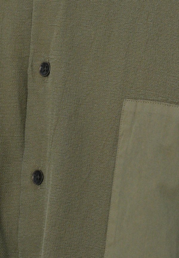 DALTON PATCHWORK SHIRT - Shirt - olive4