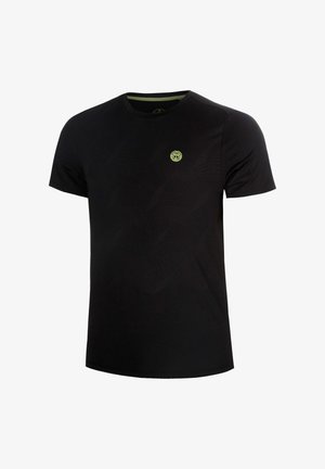 BIDI BADU, T-SHIRT NIGHT FLASH EMBOSSED T-SHIRT M - T-Shirt print - black
