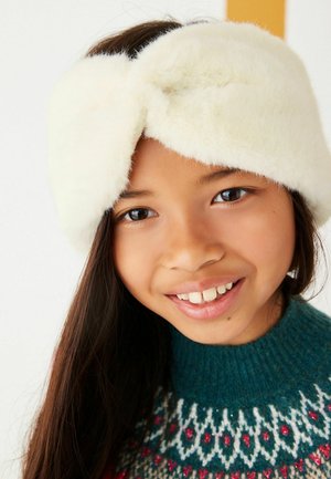 FAUX FUR HEADBAND - Ear warmers - Ecru Cream